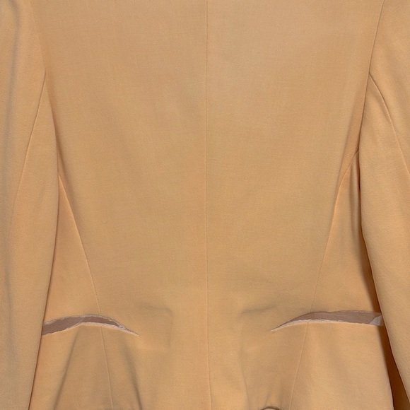 [Versace] Classic Vintage Yellow Blazer Embellished Buttons Women’s Sz 38 / US 2 - Picture 10 of 14